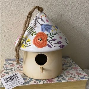 Beautiful ceramic bird house
